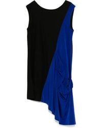 Y's Yohji Yamamoto - Robe À Empiècements Contrastants - Lyst
