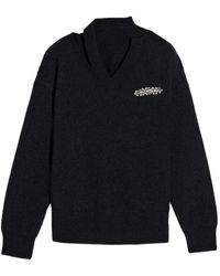 Simone Rocha - Pullover Mit V-Ausschnitt - Lyst