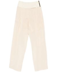 Sportmax - Pleated High-Waisted Trousers - Lyst