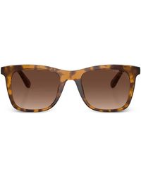 COACH - X Disney Tortoiseshell-Effect Square-Frame Sunglasses - Lyst