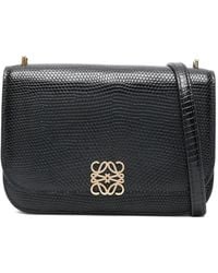 Loewe - Goya Schultertasche Mit Logo - Lyst