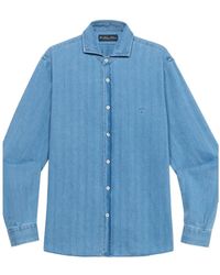 Brooks Brothers - Slim-Fit Denim Shirt - Lyst