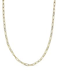 David Yurman - 18Kt Dy Madison Chain Necklace (4Mm) - Lyst