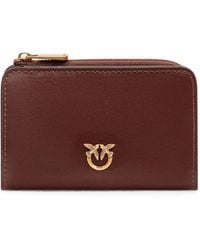 Pinko - Love Birds Leather Wallet - Lyst