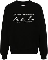 Martine Rose - Logo-print Cotton Sweatshirt - Lyst