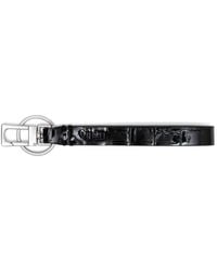 Yu Mei - Crocodile-Embossed Leather Key Chain - Lyst