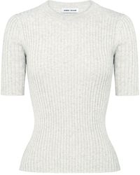 Anna Quan - Bebe Ribbed-knit Cotton Top - Lyst