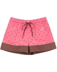 Valentino Garavani - Starry Signature Muslin Shorts - Lyst
