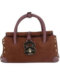Zanellato - Small Dotta Zashmere Studded Shoulder Bag - Lyst