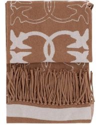 Pinko - Svezia Sciarpa Jacquard Logo - Lyst