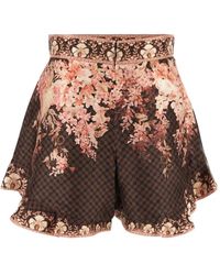 Zimmermann - Harlequin Broderie-anglaise Cotton Midi Dress - Lyst