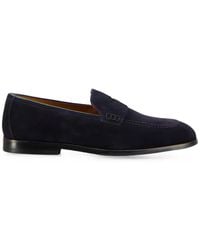 Doucal's - Penny-Slot Suede Loafers - Lyst