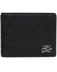 KARL LAGERFELD - K/Autograph Monogram-Embossed Wallet - Lyst