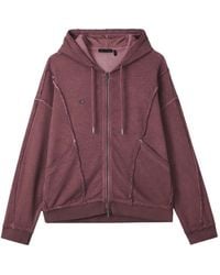 FIVE CM - Hoodie Im Distressed-Look - Lyst