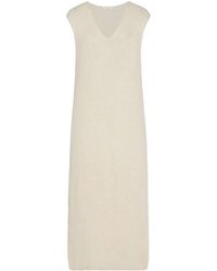 The Row - Folosa V-neck Midi Dress - Women's - Silk - Lyst