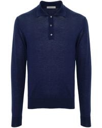 Corneliani - Fine-Knit Polo Shirt - Lyst
