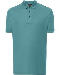 Emporio Armani - Piqué-weave Cotton Polo Shirt - Lyst