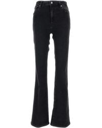 FRAME - Katoenen Flared Jeans - Lyst