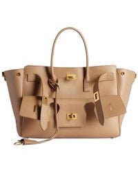 Balenciaga - Small Bel Air Leather Tote Bag - Lyst