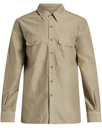 Tom Ford - Flap-Pockets Button-Up Shirt - Lyst