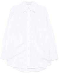 RECTO. - Double-Collar Striped Shirt - Lyst