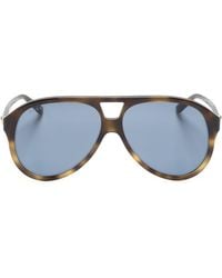 Gucci - Tortoiseshell Pilot-frame Sunglasses - Lyst