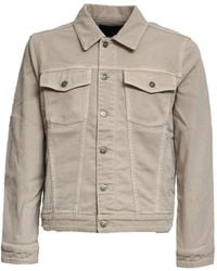 Dondup - Veste En Jean Boutonnée À Poches À Rabat - Lyst