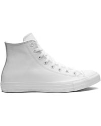 Converse - Chuck Taylor All Star Leather Hi Sneakers - Lyst