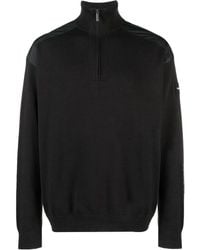 Calvin Klein - Cotton-Blend Quarter-Zip Jumper - Lyst