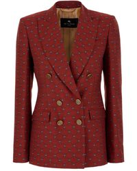 Etro - Geometrisch gemusterter Blazer - Lyst