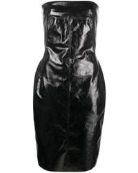 Rick Owens - Square-Neck Strapless Dress - Lyst