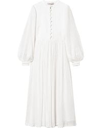 Twinset - プリーツ リネンマキシドレス - Lyst