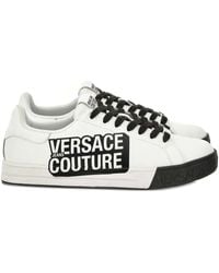 Versace Jeans Couture - Zapatillas con logo y cordones - Lyst