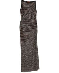 Missoni - Maxi-Jurk Verfraaid Met Pailletten - Lyst