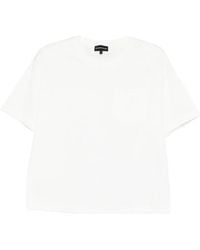Emporio Armani - Logo Cotton T-Shirt - Lyst