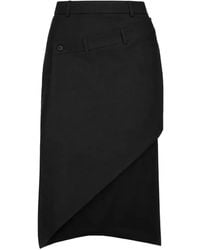 MEDEA - Deconstructed Waistband Midi Skirt - Lyst