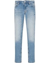 Emporio Armani - Denim Cotton Jeans - Lyst