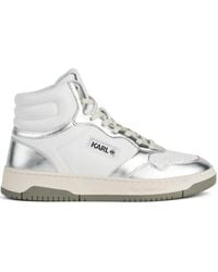 Karl Lagerfeld - Krew Kollar High-Top Sneakers - Lyst
