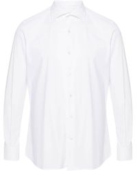 Glanshirt - Long-sleeve Stretch-jersey Shirt - Lyst
