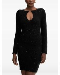 Liviana Conti - Cutout-Detail Sequin Mini Dress - Lyst
