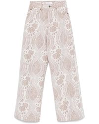 GIUSEPPE DI MORABITO - Jeans Met Kant-Effect - Lyst