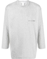 Comme des Garçons - Logo-Print Long-Sleeve T-Shirt - Lyst