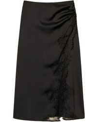 Twinset - Jupe À Détails En Dentelle - Lyst