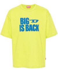 DIESEL - T-Boxt-Back Cotton T-Shirt - Lyst