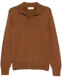 FILIPPO DE LAURENTIIS - Polo-Collar Wool Sweater - Lyst