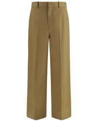 Balenciaga - Crinkled-Effect Chino Trousers - Lyst