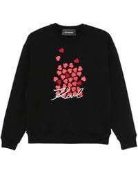 KARL LAGERFELD - Organic-Cotton Sweatshirt - Lyst