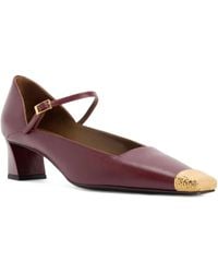 Giuseppe Zanotti - Ankle-Strap Metallic-Toe Pumps - Lyst