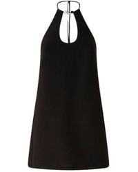 Pinko - Halter-Neck Tie-Fastening Cocktail Dress - Lyst