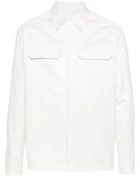 Jil Sander - Button-Up Cotton Overshirt - Lyst